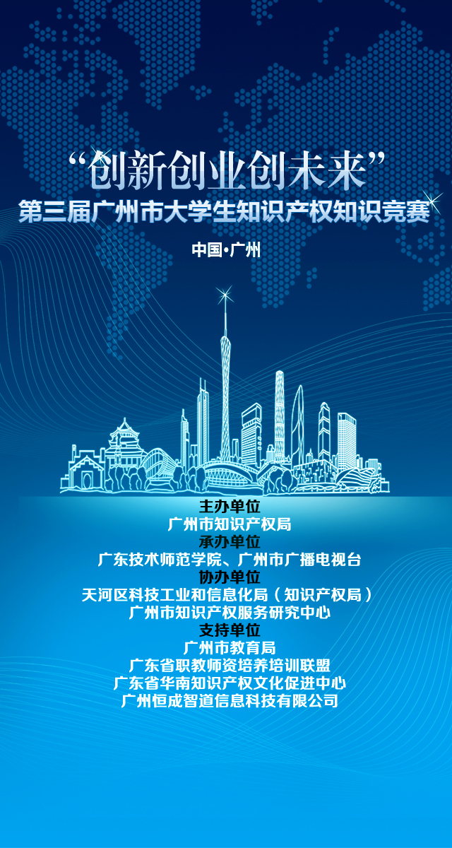 微信“创新创业创未来”第三届广州市大学生知识产权知识竞赛网络赛小程序游戏