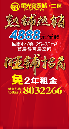 微信投票，2018星光商贸城诚信商户评选投票案例